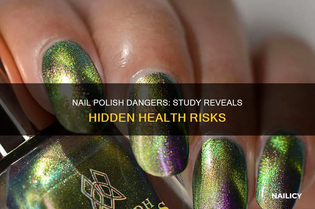 what study showed dangers of nail polish