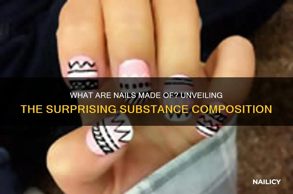 what substance are nails made