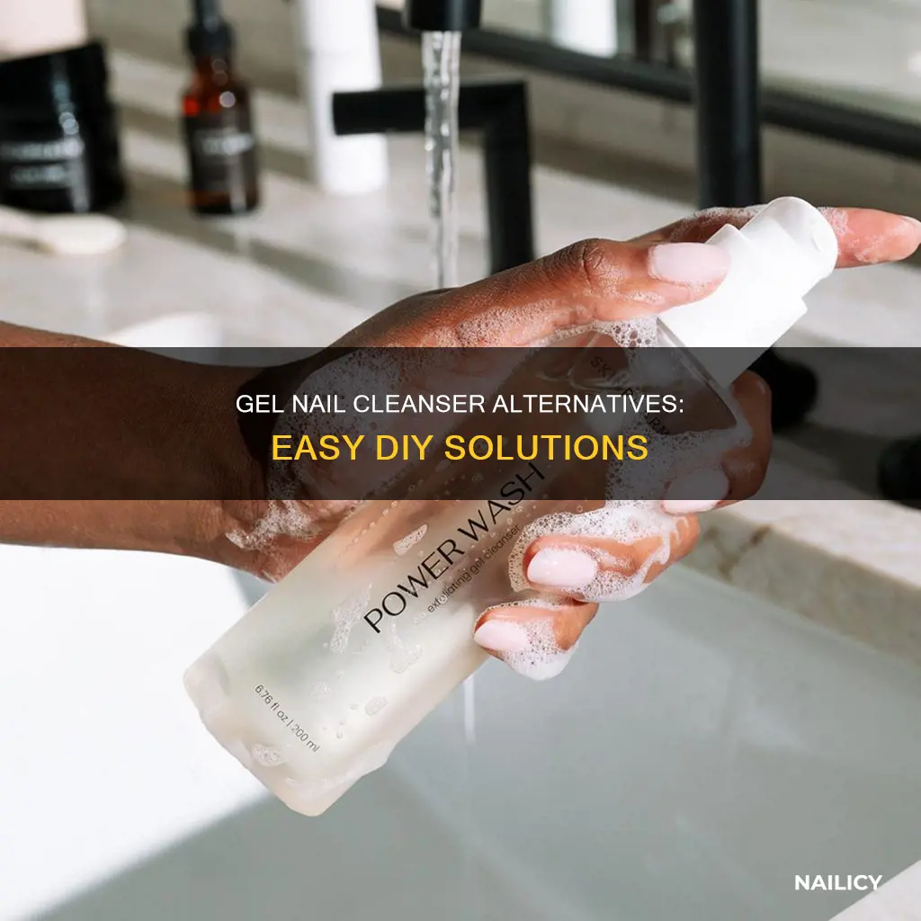 what substitute gel nail cleanser