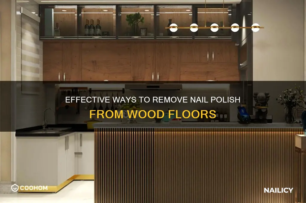 what takes nail polish off of a wood floor