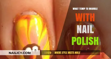 Mastering Marble Nail Art: Ideal Temperature for Perfect Polish Swirls