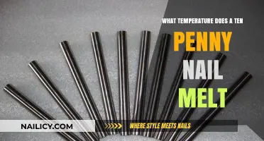 Melting Point of a Ten Penny Nail: Unveiling the Temperature Threshold