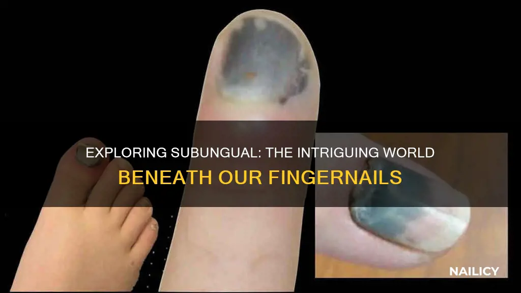 what term means beneath the nail