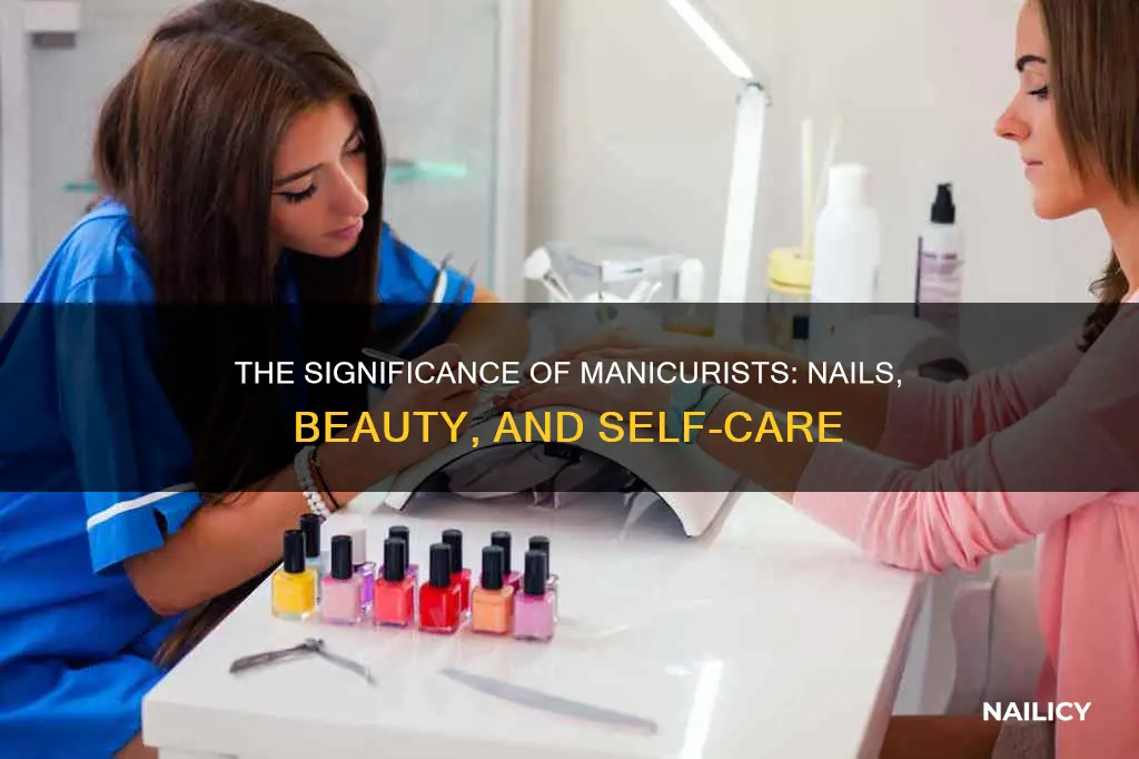 what the lady who does the nail mean
