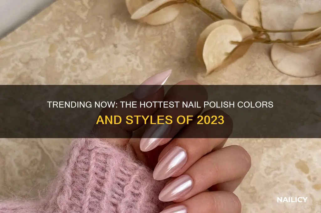 what the latest trend in nail polish