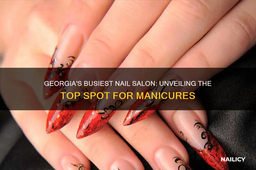what the most busy nail shop in georgia