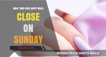 Sunday Hours: When Does Happy Nails Close on Weekends?