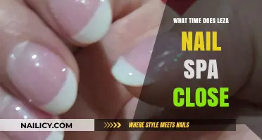 Leza Nail Spa Closing Time: When Does the Spa Shut Down?