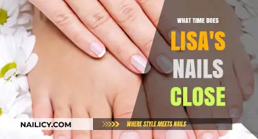 Lisa's Nails Closing Time: When Do They Shut Their Doors?