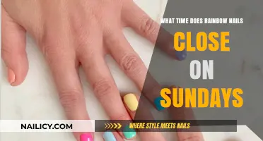 Sunday Closing Time for Rainbow Nails: Hours and Schedule