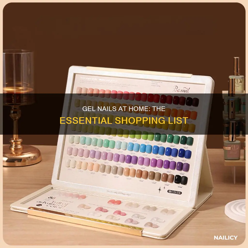what to buy for gel nails at home