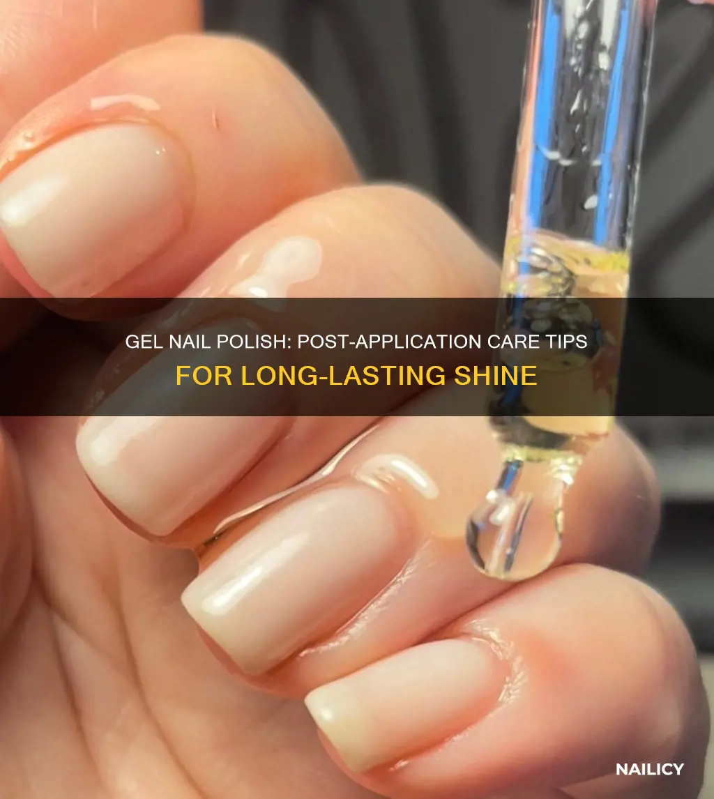 what to do after filing gel nail polish