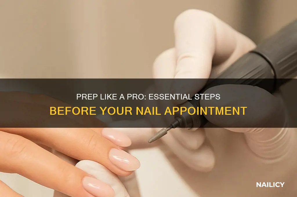 what to do before a nail appointment