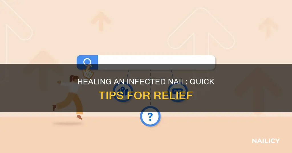 what to do for a infected finger nail