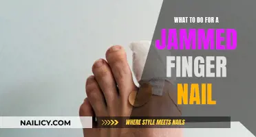 Immediate Relief for a Jammed Fingernail