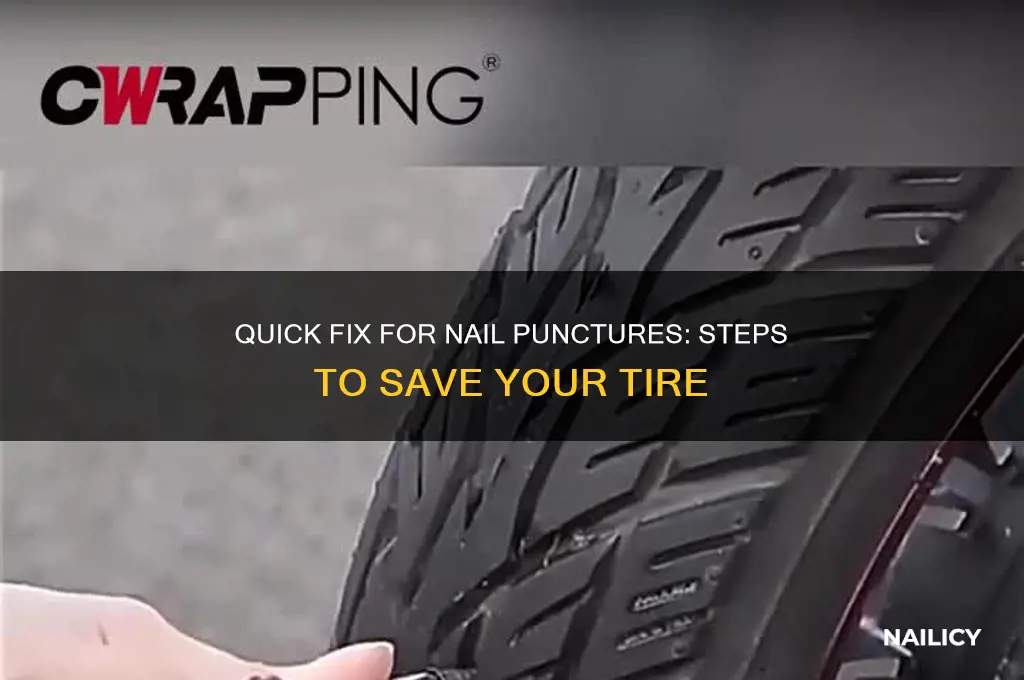 what to do for a nail puncture