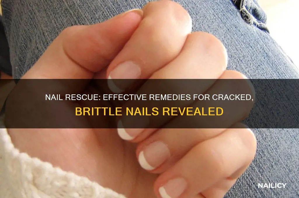 what to do for cracked brittle nails
