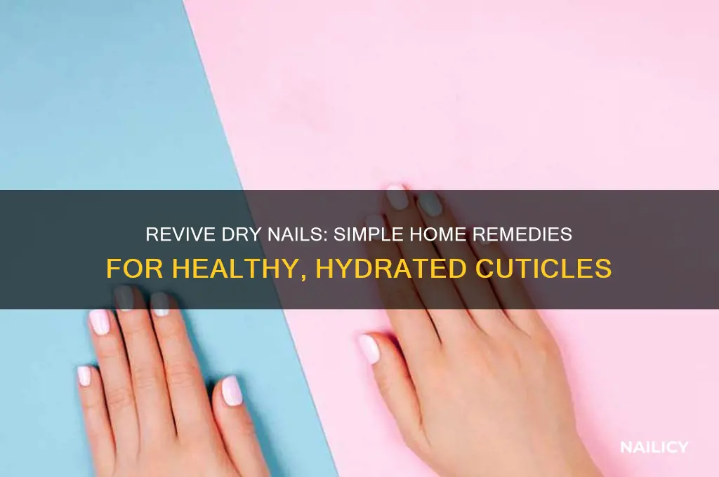 what to do for dry nails home remedies