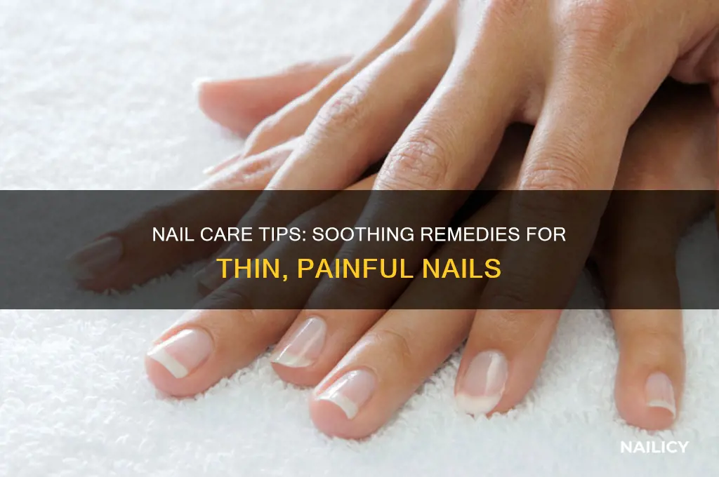 what to do for thin painful nails