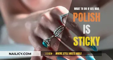 Gel Nail Polish is Sticky: Quick Fixes for Perfect Nails