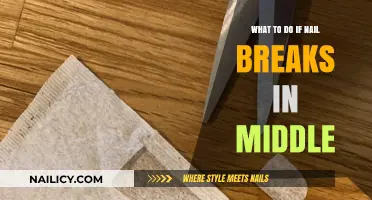 Quick Fixes for a Broken Nail in the Middle: Easy Solutions