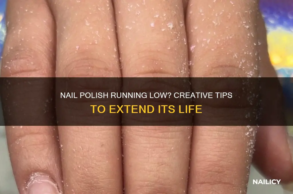 what to do if nail polish ends