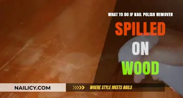 How to Fix Nail Polish Remover Spills on Wood