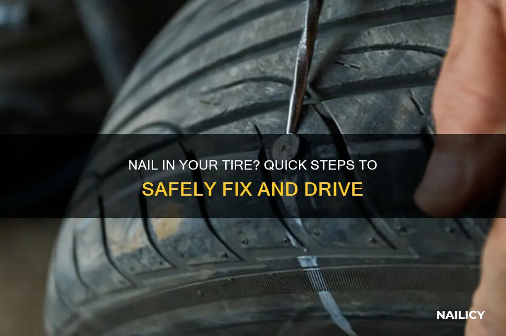 what to do if tire has a nail