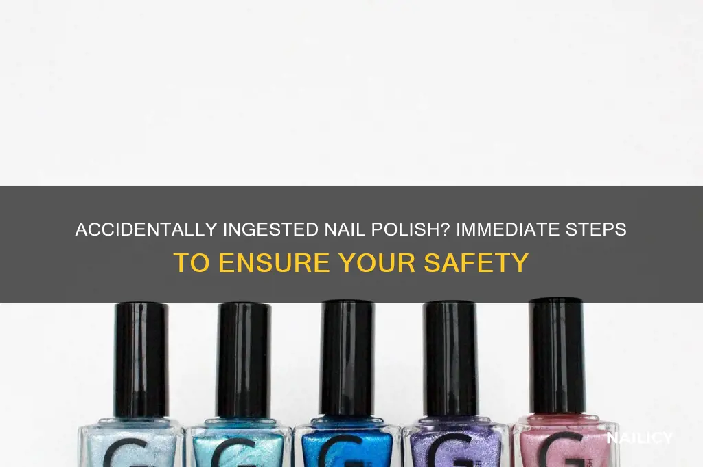 what to do if you drink nail polish