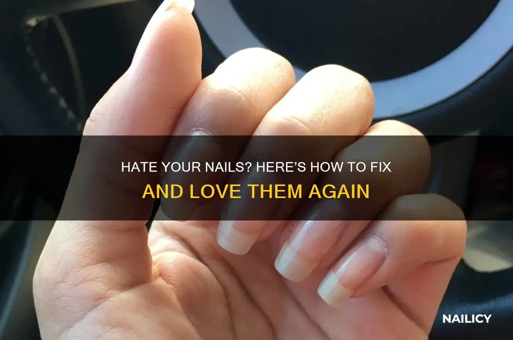 what to do if you hate your nails