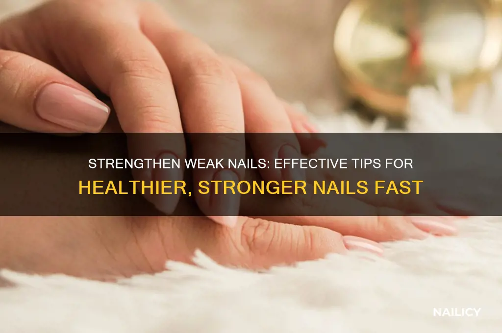 what to do if you have weak nails