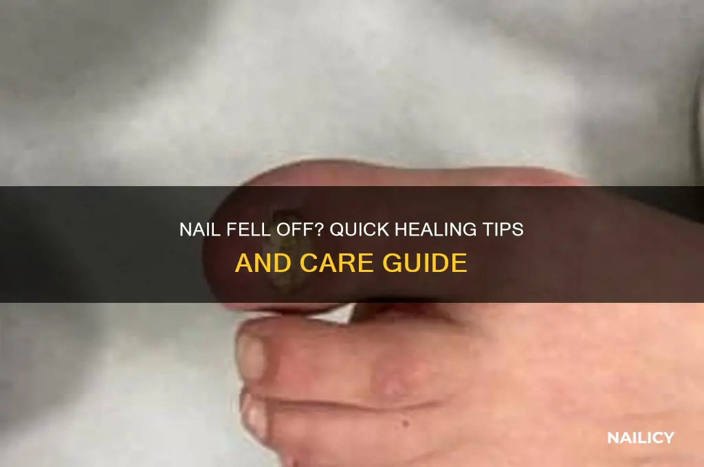 what to do if your nail fell off