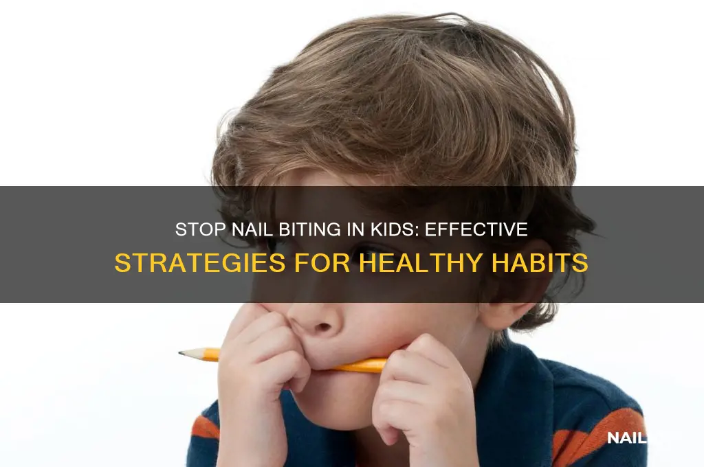 what to do when child bites nails