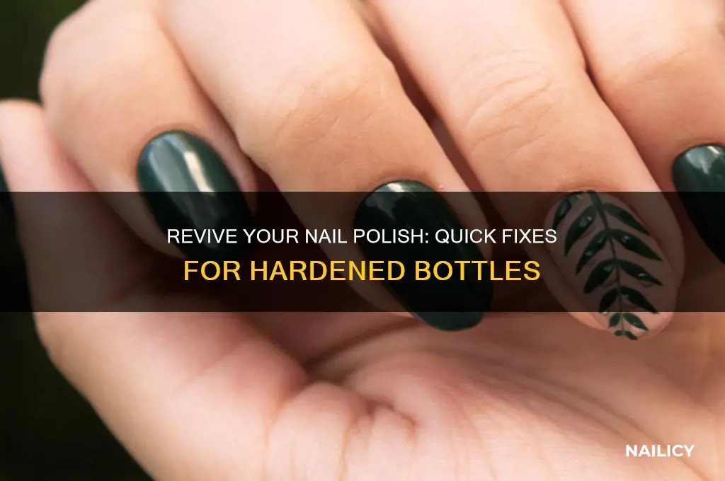 what to do when my nail polish hard up