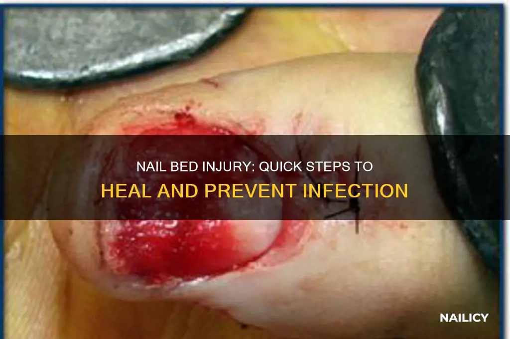 what to do when nail bed came off