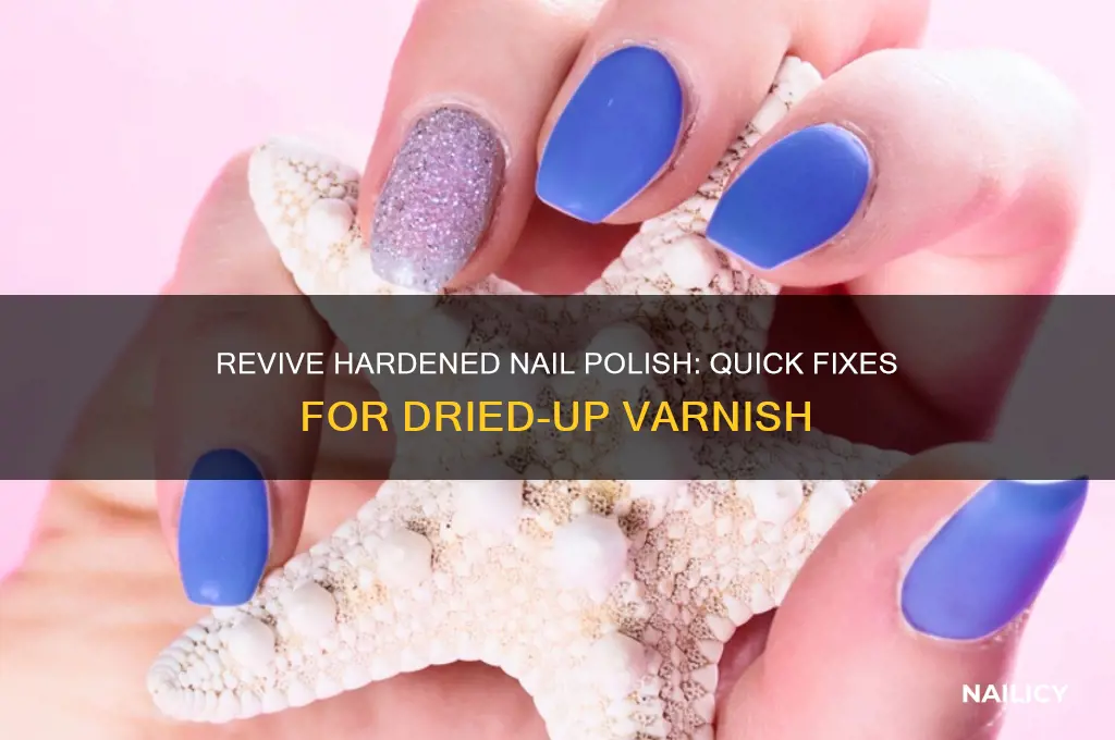 what to do when nail varnish dries up