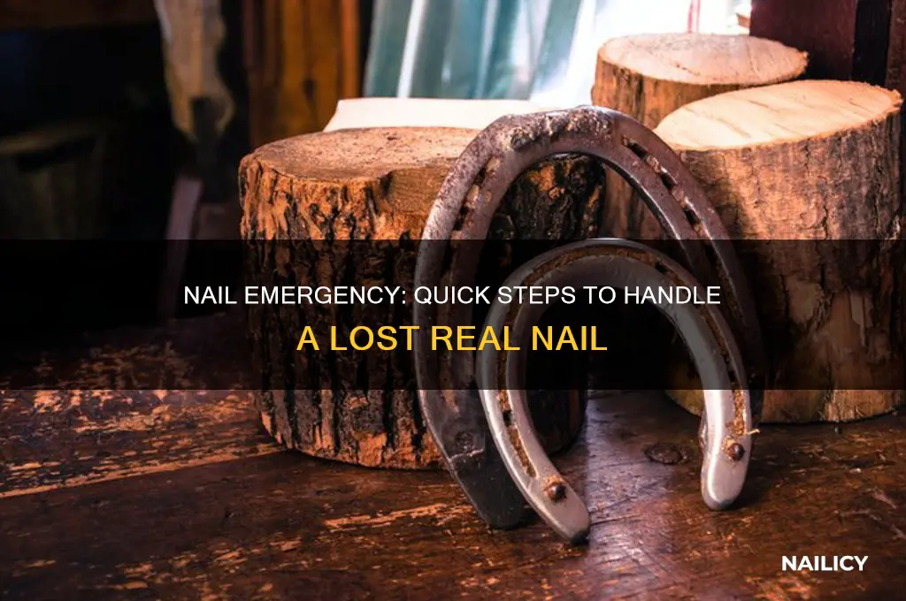 what to do when real nail comes off