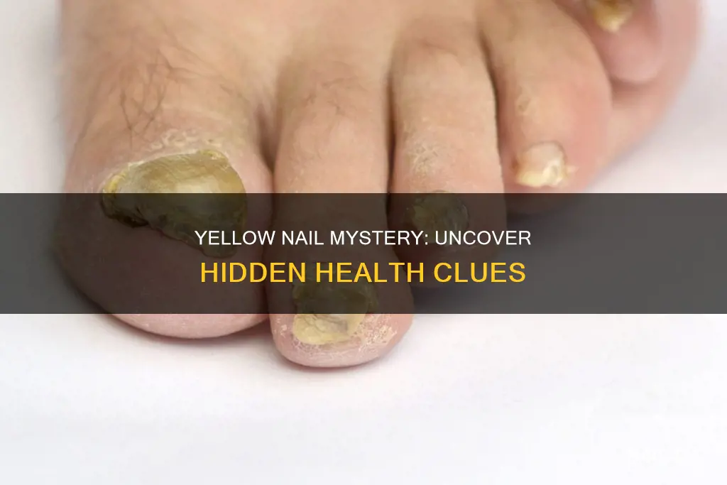 what to do when under your finger nails are yellow