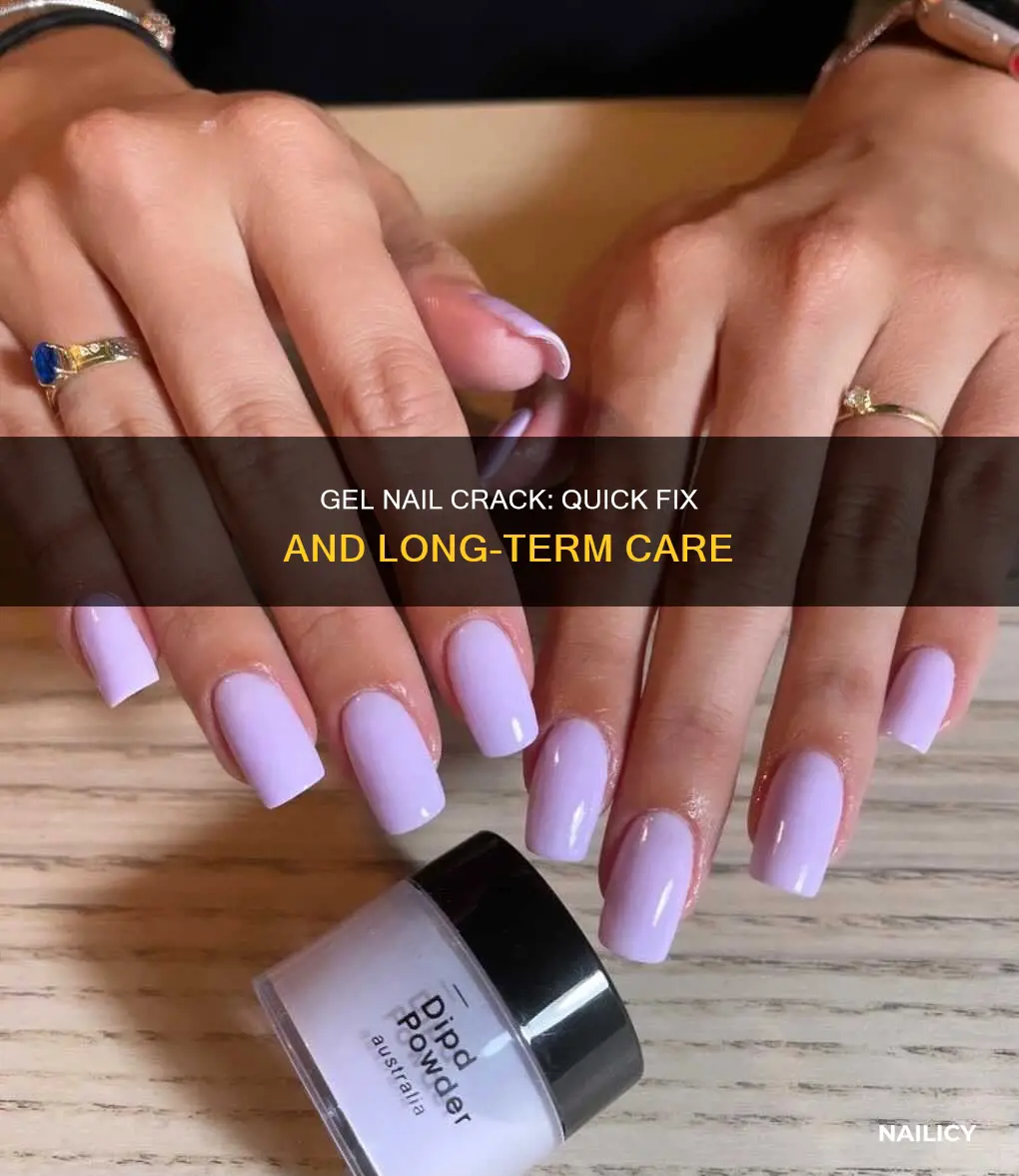 what to do when you crack your gel nail