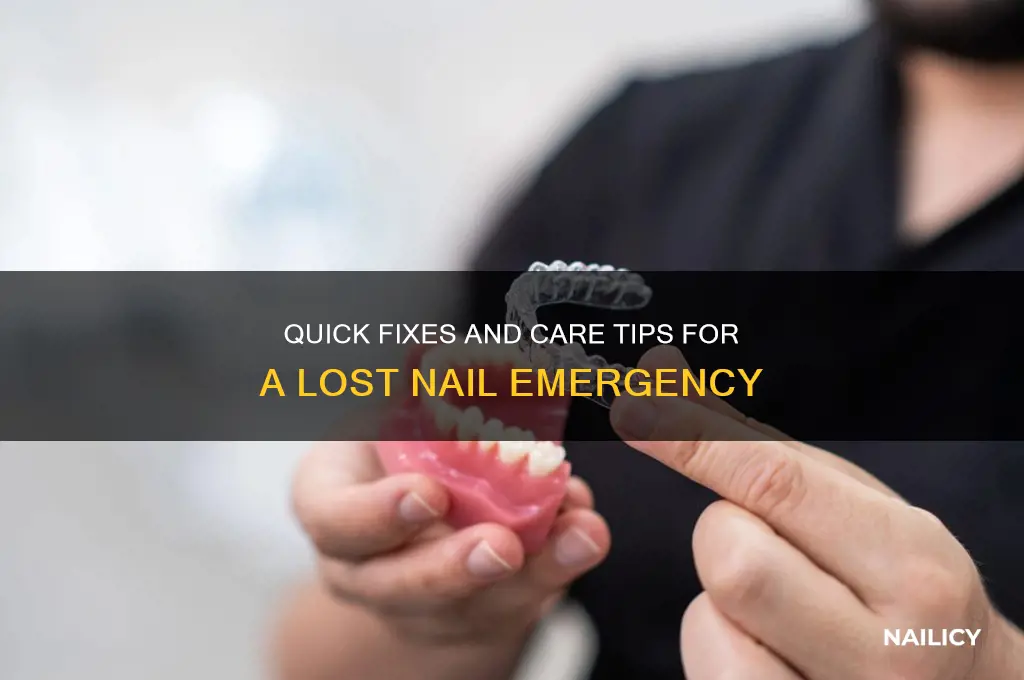 what to do when you lose a nail