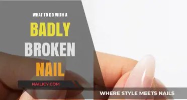 Quick Fixes for a Badly Broken Nail: Repair and Restore