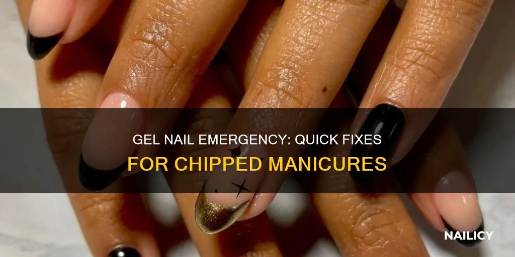 what to do with a chipped gel nail
