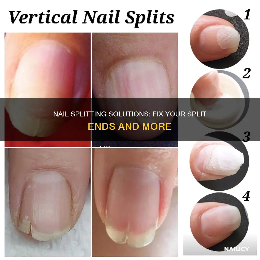 what to do with finger nails splitting down the middle