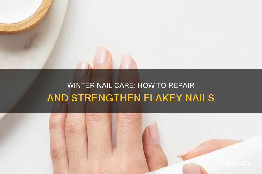 what to do with flakey nails in winter