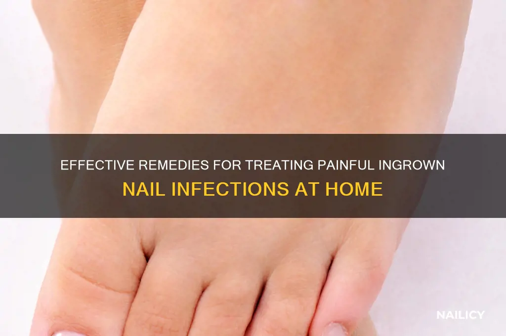 what to do with in grown nail infection
