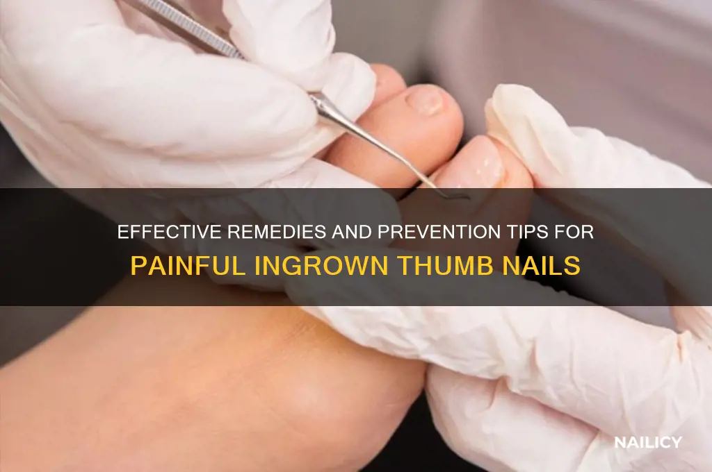 what to do with ingrown thumb nail