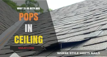 Fixing Nail Pops in Your Ceiling: A Step-by-Step Guide