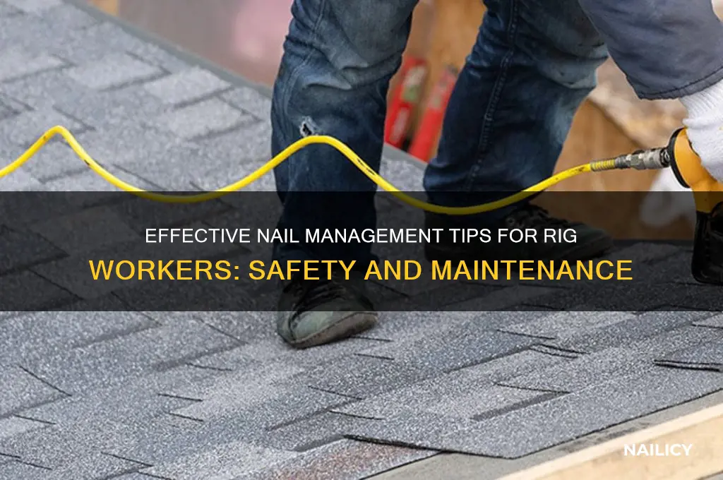 what to do with nails on rigs