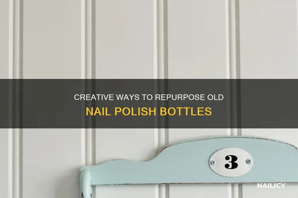 what to do with old nail varnish bottles