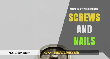 Creative Uses for Spare Screws and Nails: DIY Tips and Tricks